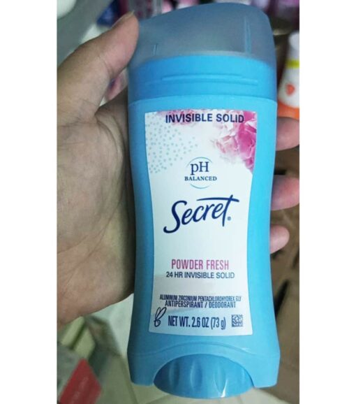 lan khu mui secret dang sap can bang ph secret invisible solid ph balanced powder fresh 73g 111224 ka
