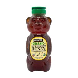 Mật ong con gấu Kirkland Signature Organic Raw Honey Bear 680g
