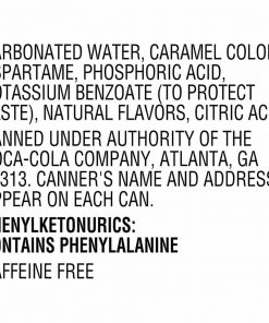 Nước ngọt không cafein Coca Cola Caffeine Free 355ml x12 lon