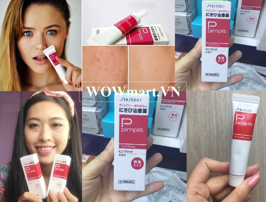 Tuýp kem trị mụn hàng đầu Nhật Bản Shiseido Pimplit 18g