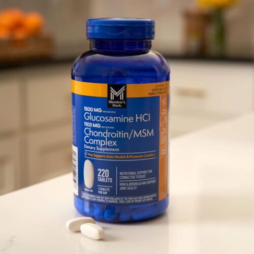 thuoc bo xuong khop members mark glucosamine chondroitin msm 1500mg 220 vien 030226 kg