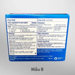 Viên uống chống dị ứng Claritin Antihistamine Non-Drowsy Loratadine 10mg 70 Tablets 12 thuoc tri cam cum mui claritin antihistamine non drowsy loratadine 10 mg 70 vien m1 200124 kb