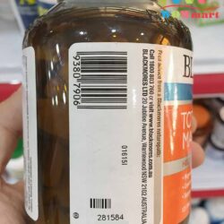 Bổ sung Canxi, Magie và D3 Blackmores Total Calcium Magnesium+D3 125 viên 9 vien uong bo sung canxi magie va vitamin d3 blackmores total calcium magnesium d3 125 vien 3