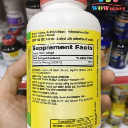 Viên uống bổ sung Vitamin D3 Kirkland Signature Vitamin D3 2000IU 600 viên 6 vien uong bo sung vitamin d3 giup xuong chac khoe kirkland signature d3 50mcg 600 vien 2