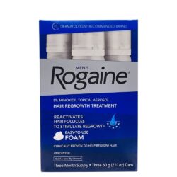 Bọt mọc tóc dành cho nam Men's Rogaine Minoxidil 5% Set Foam 60g x3