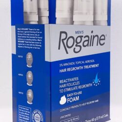 Bọt mọc tóc dành cho nam Men's Rogaine Minoxidil 5% Set Foam 60g x3 13 bot moc toc danh cho nam mens rogaine revitalizes hair follicles 60g x3 chai knb