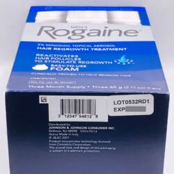 Bọt mọc tóc dành cho nam Men's Rogaine Minoxidil 5% Set Foam 60g x3 17 bot moc toc danh cho nam mens rogaine revitalizes hair follicles 60g x3 chai kne