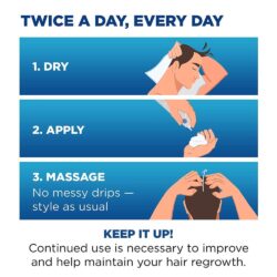 Bọt mọc tóc dành cho nam Men's Rogaine Minoxidil 5% Set Foam 60g x3 21 bot moc toc danh cho nam mens rogaine revitalizes hair follicles 60g x3 chai kni