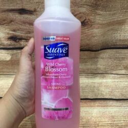 Dầu gội Suave hương hoa anh đào Suave Essentials Wild Cherry Blossom Shine Shampoo 887ml 6 daut1