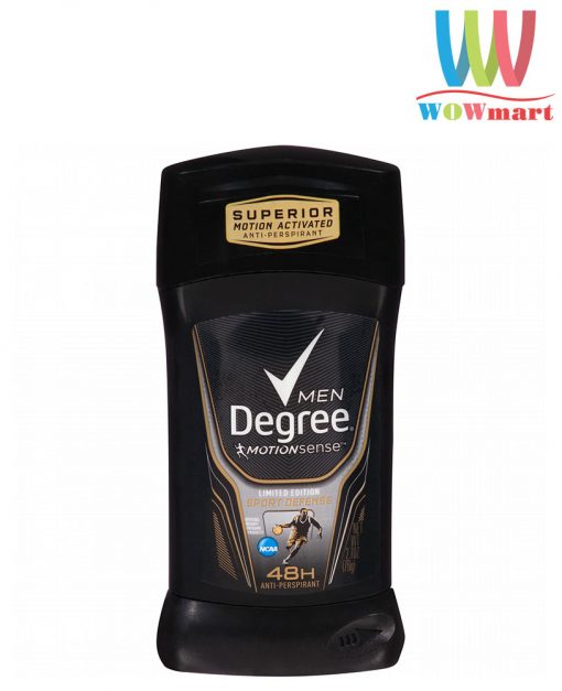 Lăn khử mùi thể thao Degree Men MotionSense Sport Defense Antiperspirant & Deodorant 76g