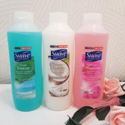 Dầu gội Suave hương hoa anh đào Suave Essentials Wild Cherry Blossom Shine Shampoo 887ml 7 duat1 1