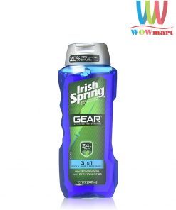 Sữa tắm cho nam Irish Spring Gear Body Wash 3 In 1 532ml
