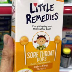 Kẹo ngậm giảm ho cho trẻ Little Remedies Sore Throat Pops (10 cây) 14 keo ngam tri ho cho tre little remedies sore throat pops 10 cay 1366