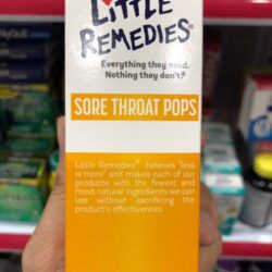 Kẹo ngậm giảm ho cho trẻ Little Remedies Sore Throat Pops (10 cây) 15 keo ngam tri ho cho tre little remedies sore throat pops 10 cay 1367