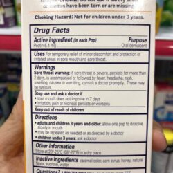 Kẹo ngậm giảm ho cho trẻ Little Remedies Sore Throat Pops (10 cây) 16 keo ngam tri ho cho tre little remedies sore throat pops 10 cay 1368