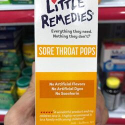 Kẹo ngậm giảm ho cho trẻ Little Remedies Sore Throat Pops (10 cây) 17 keo ngam tri ho cho tre little remedies sore throat pops 10 cay 1369