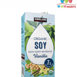 Sữa đậu nành Mỹ Kirkland Signature Organic Soy Non-Dairy Beverage Vanilla 946ml x12 hộp 5 kirkland signature organic soy non dairy beverage vanilla 7