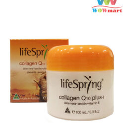 Kem nhau thai cừu chống lão hoá Life Spring của Úc LifeSpring Collagen Q10 Plus Cream 100ml