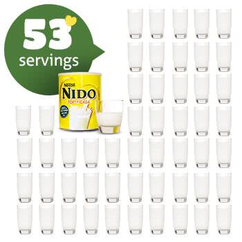 Sữa bột nguyên kem Nestle Nido Fortificada 1.6kg (nắp trắng)