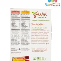 pure organic layered fruit bars 24 thanh