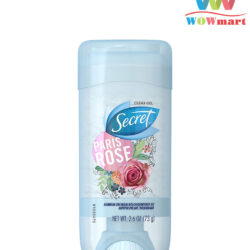 Lăn khử mùi Secret Paris Rose Invisible Solid Antiperspirant 73g
