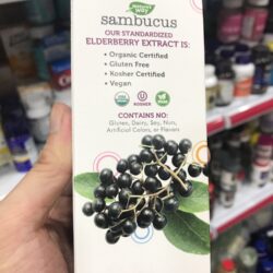 siro tang de khang cho tre em natures way organic sambucus for kids elderberry syrup 120ml 2164