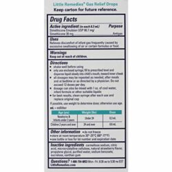 Siro trị đầy hơi, nôn trớ dành cho trẻ sơ sinh Little Remedies Gas Relief Drops 30ml