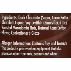 Socola mắc ca MacFarms Kona Coffee Dark Chocolate Macadamia 794g