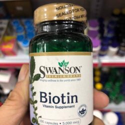 swanson biotin 5000mcg 100 vien 1418