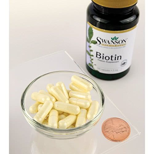 Thuốc mọc tóc Biotin của Mỹ Swanson Biotin 5000mcg 100 viên