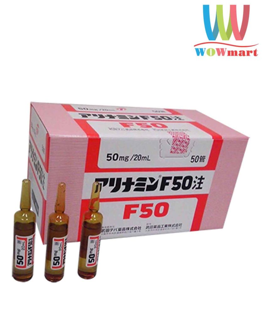 Tiêm tỏi Nhật Bản Alinamin F50 20ml x50 ống 8 Tiêm tỏi Nhật Bản Alinamin F50 20ml x50 ống