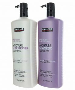 Bộ đôi dầu gội và xả tóc chuyên nghiệp Kirkland Signature Moisture Shampoo Conditioner 2 chai x1L