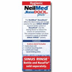 Chân đế và hộc đựng cho bộ nước muối rửa mũi Neilmed NasaDock 9 Chân đế và hộc đựng cho bộ nước muối rửa mũi Neilmed NasaDock