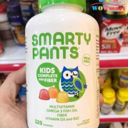 Kẹo dẻo bổ sung Vitamin và Chất xơ cho bé Smarty Pants Kids Complete 120 viên 5 keo deo bo sung vitamin va chat xo cho be smarty pants kid complete and fiber 1