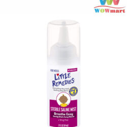 Bình xịt mũi cho trẻ sơ sinh Little Remedies Sterile Saline Mist 59ml