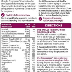 Viên bổ cho phụ nữ trước khi mang thai Vitabiotics Pregnacare Before Conception 30 viên 17 thuoc bo cho phu nu truoc khi mang thai vitabiotics pregnacare before conception 30 vien knb