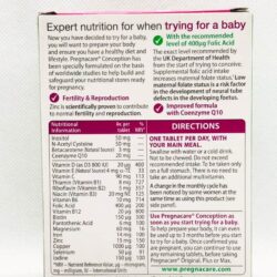 Viên bổ cho phụ nữ trước khi mang thai Vitabiotics Pregnacare Before Conception 30 viên 12 thuoc bo cho phu nu truoc khi mang thai vitabiotics pregnacare before conception 30 vien kni