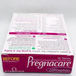 Viên bổ cho phụ nữ trước khi mang thai Vitabiotics Pregnacare Before Conception 30 viên 15 thuoc bo cho phu nu truoc khi mang thai vitabiotics pregnacare before conception 30 vien knj