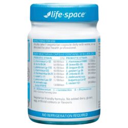 Viên uống 32 tỷ lợi khuẩn Life Space Probiotic 32 Billion CFU 60 Capsules 12 vien uong 32 ty vi khuan ho tro duong ruot life space probiotic 60 vien knb