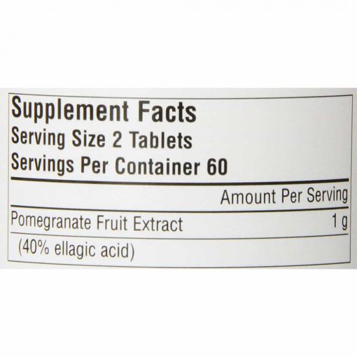 Viên uống tinh chất lựu Source Naturals Pomegranate Extract 500mg 240 viên