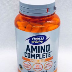 axit amin hoan chinh cho nguoi tap gym now sports amino complete 120 capsules kb