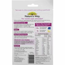 Bột trái cây chiết xuất từ quả Acai Nature's Way Super Foods Acai Berries 50g 5 Bột trái cây chiết xuất từ quả Acai Nature's Way Super Foods Acai Berries 50g