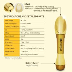 claigio magic bong head 24k gold plating 5