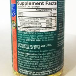 Dầu cá Member’s Mark Triple Strength Fish Oil 1400mg Omega-3 900mg 150 Softgels 18 dau ca members mark triple strength fish oil 1400mg 150 softgels 251224 kg
