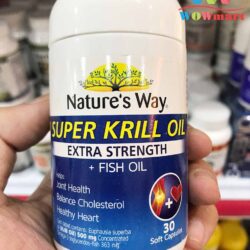 Dầu nhuyễn thể Nature's Way Super Krill OIl Extra Strength+Fish Oil 30 Soft Capsules 5 dau-nhuyen-natures-way-super-krill-oil-extra-strengthfish-oil-30-soft-capsules-1
