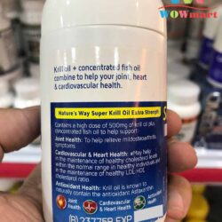Dầu nhuyễn thể Nature's Way Super Krill OIl Extra Strength+Fish Oil 30 Soft Capsules 7 dau nhuyen natures way super krill oil extra strengthfish oil 30 soft capsules 3