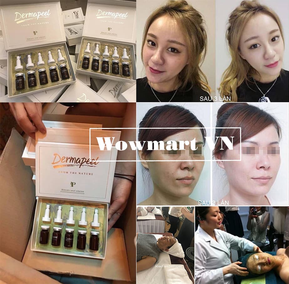 Vi kim tảo sống thay da Dermapeel From The Nature Skincare Total Solution 6ml x5 Ampoules