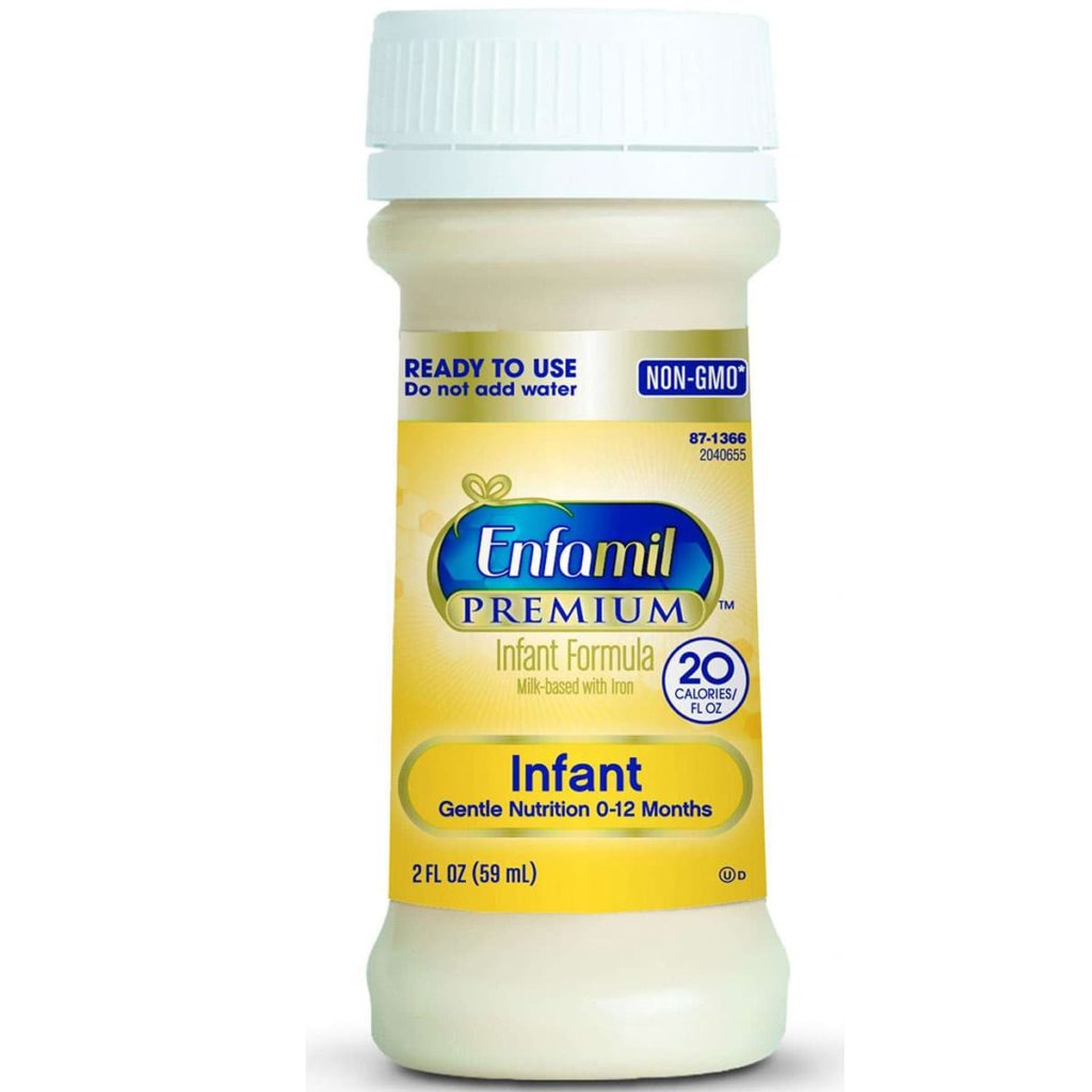 Sữa non Enfamil dạng nước Enfamil Premium cho bé từ 0-12 tháng Lốc 6 chai x59ml