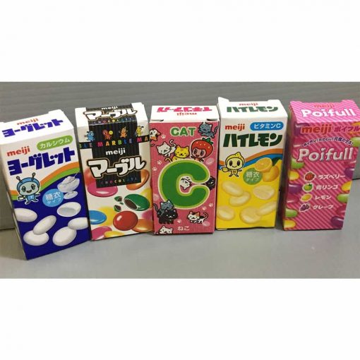 Kẹo Meiji Mini Assort Nhật vỉ 5 phong x63g
