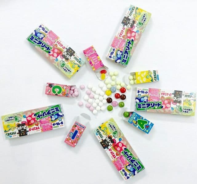 Kẹo Meiji Mini Assort Nhật Vĩ 5 phong x63g